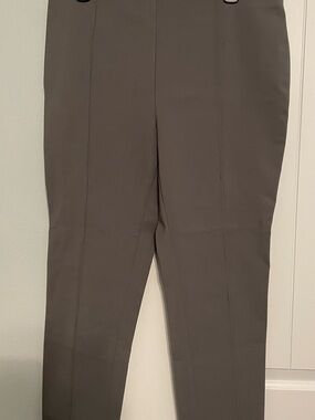 Women's Ankle Cropped Ponte Pants in Taupe